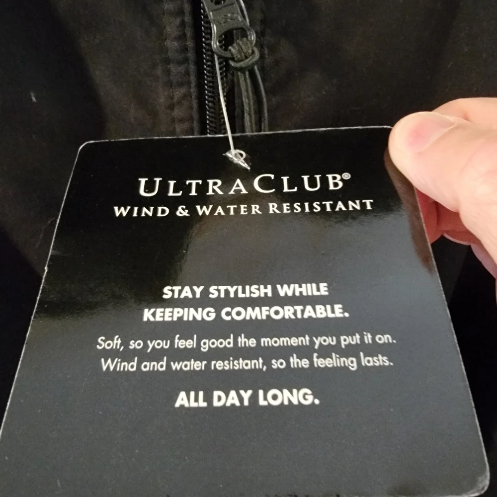 UltraClub Full-Zip‎ Hooded Jacket Oversized XL